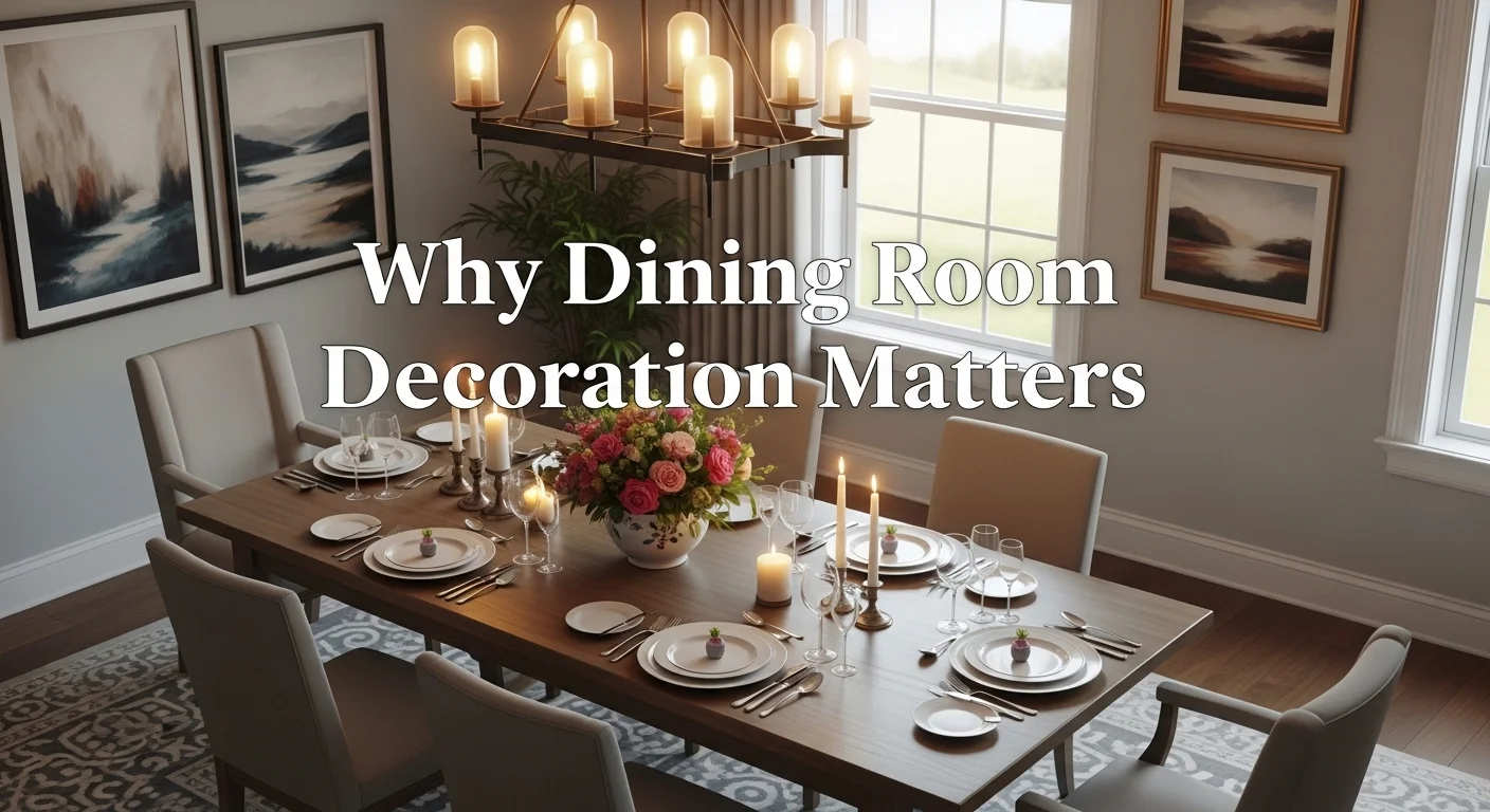 Why Dining Room Decoration Matters
