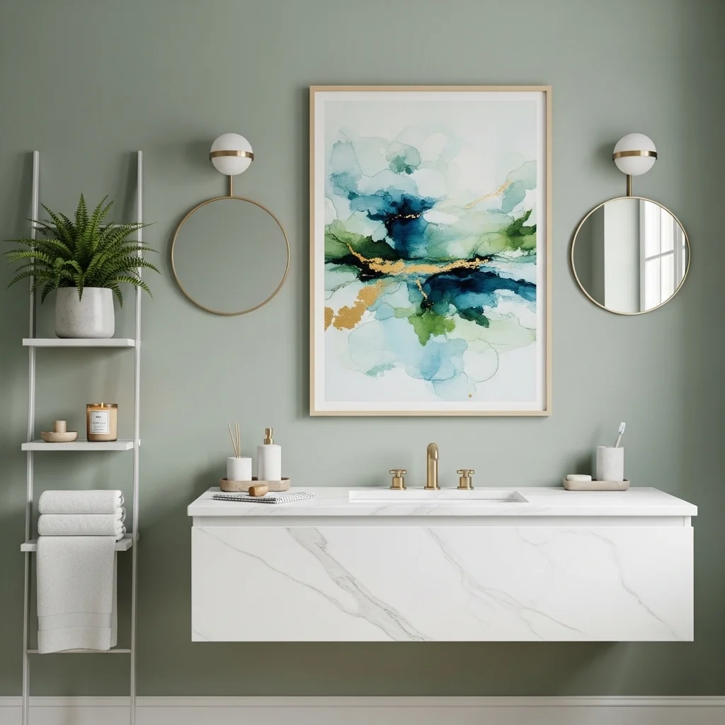 Beautiful Bathroom Wall Decor