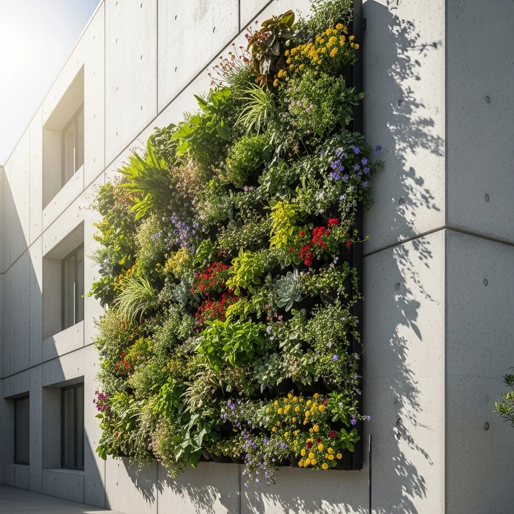 Plants Bring Life to Walls