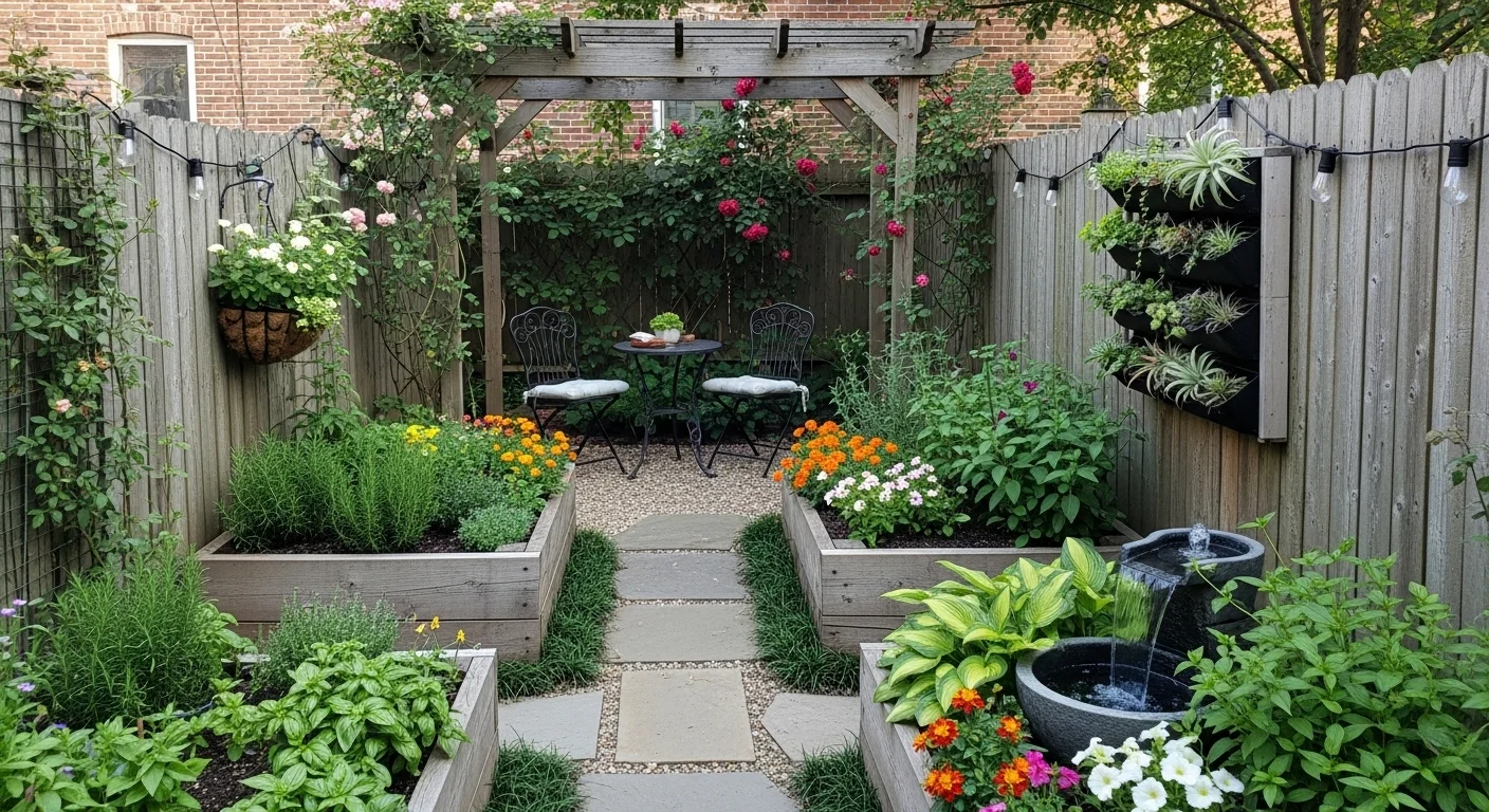 Small Garden Design: Transform Your Tiny Space Into Paradise