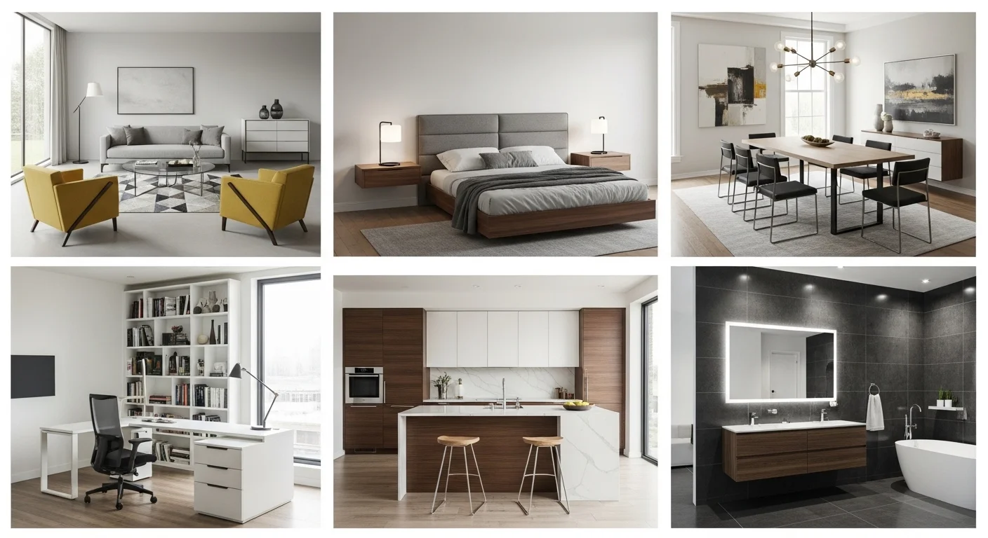 Modern Furniture for Different Rooms