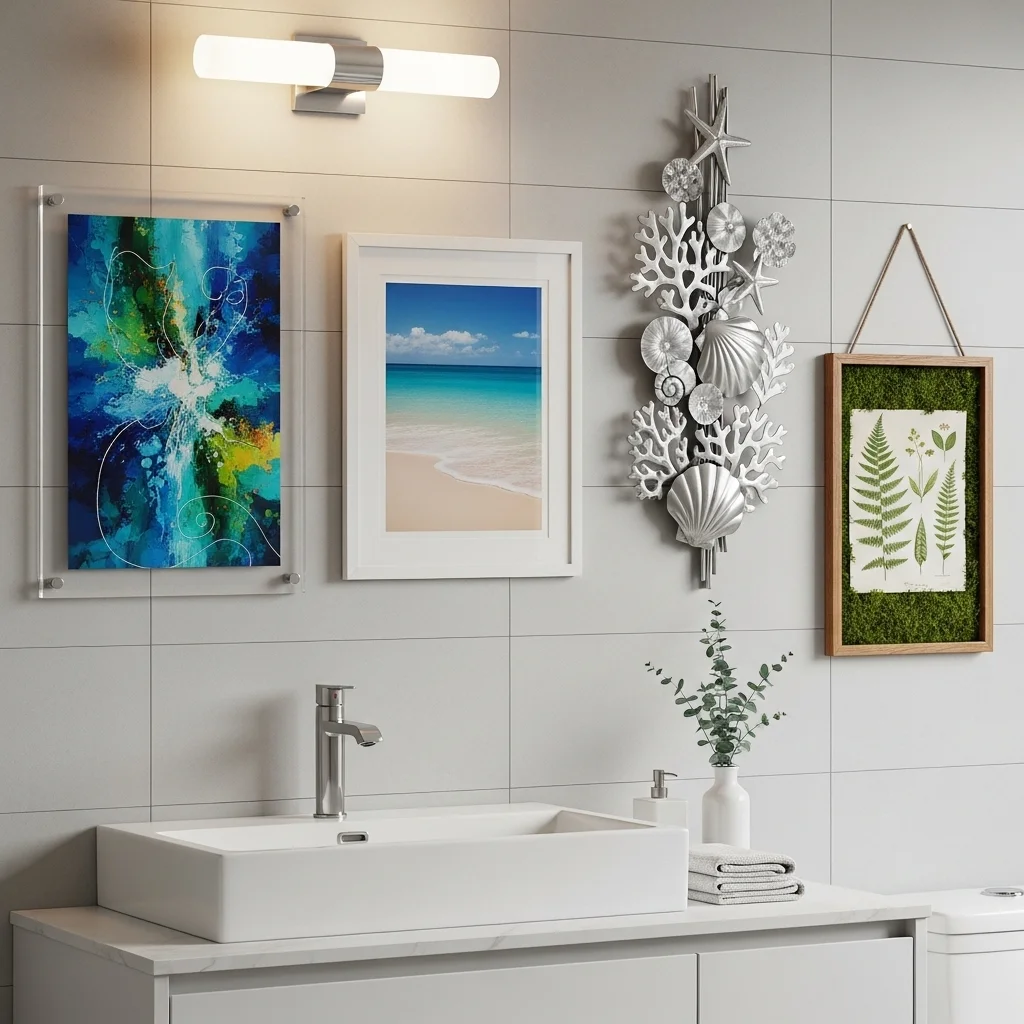 Artwork That Works in Bathrooms