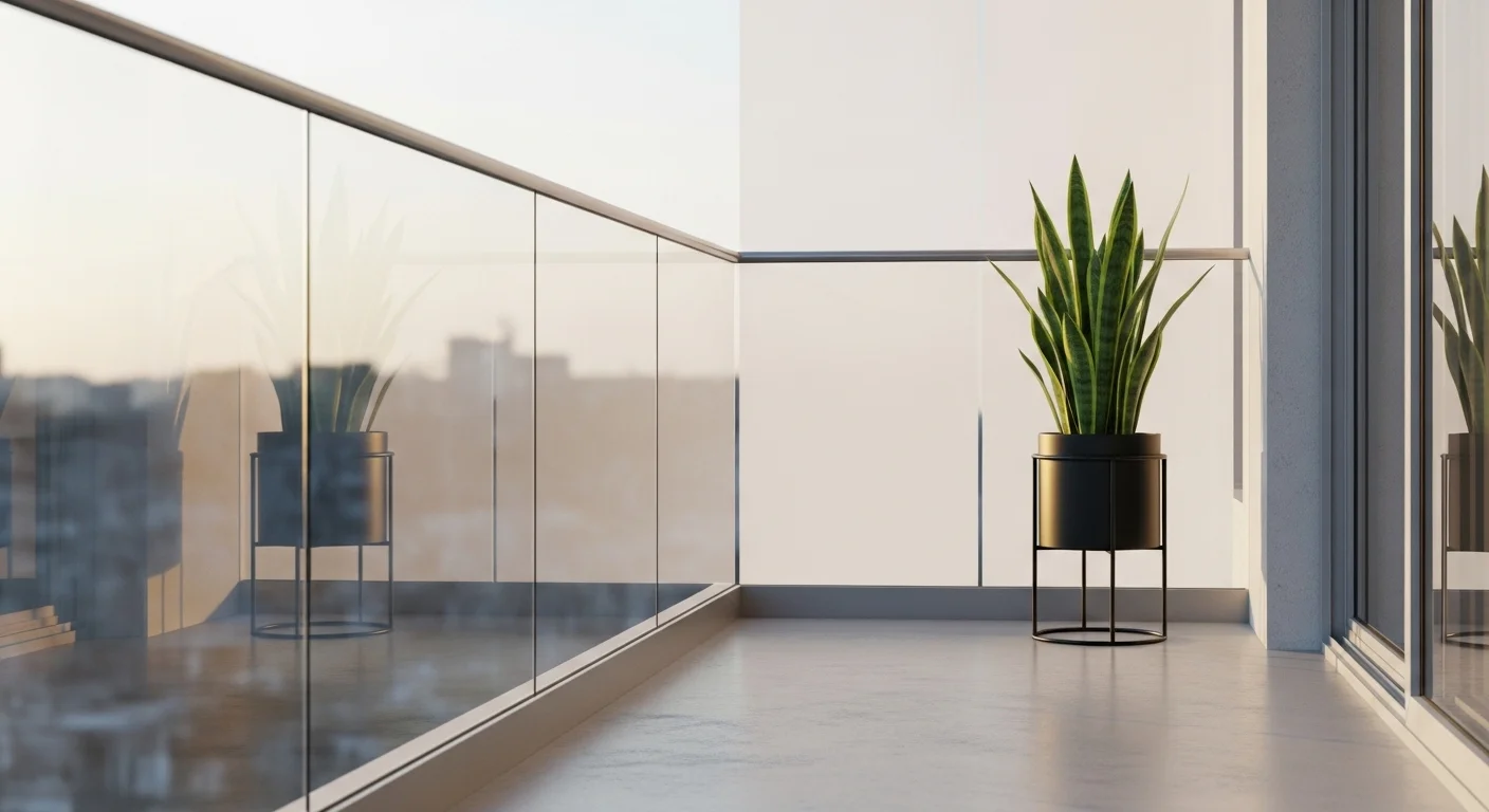 Begin with a Clean clear balcony